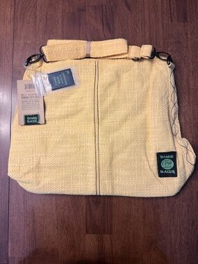 Dime Bags Urban Tote Yellow Shoulder Bag Zipper Removable Pouch Inner Pockets